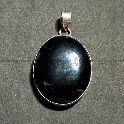 BLACK AGATE PENDANT (Grounding, Protection, Success And Courage) image 4