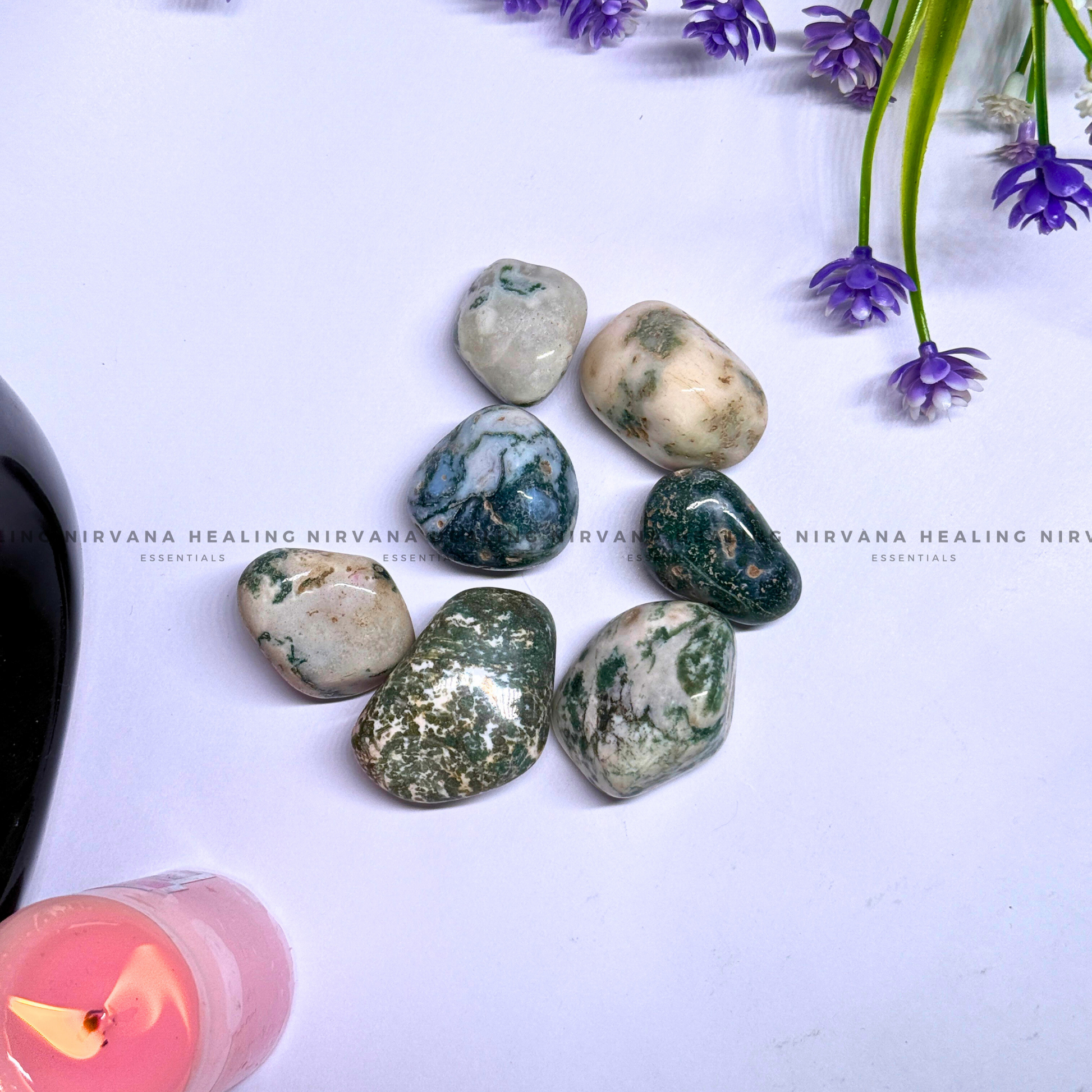 TREE AGATE TUMBLE STONES (Abundance, Nature Connection And Inner Peace) image 4
