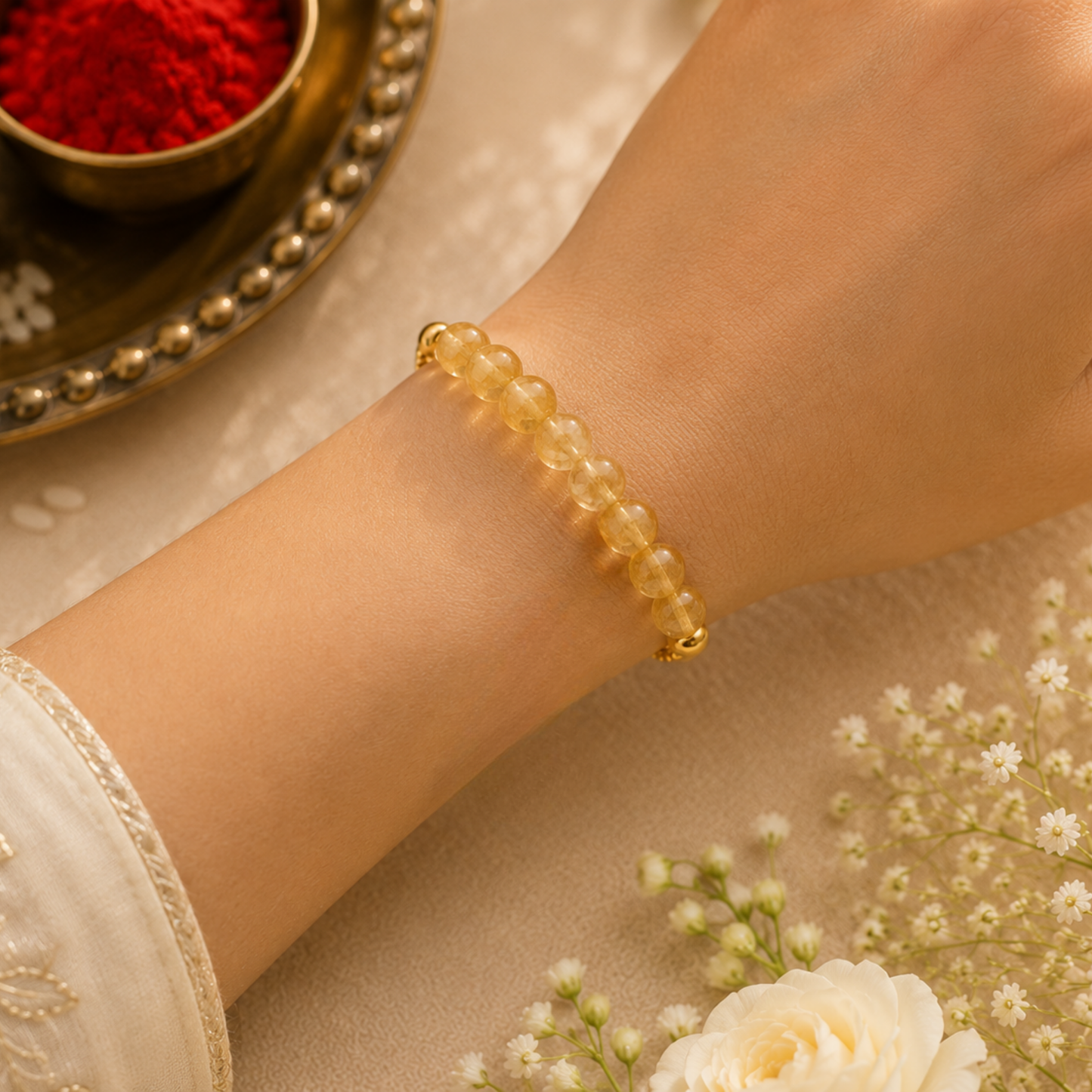 Citrine Rakhi