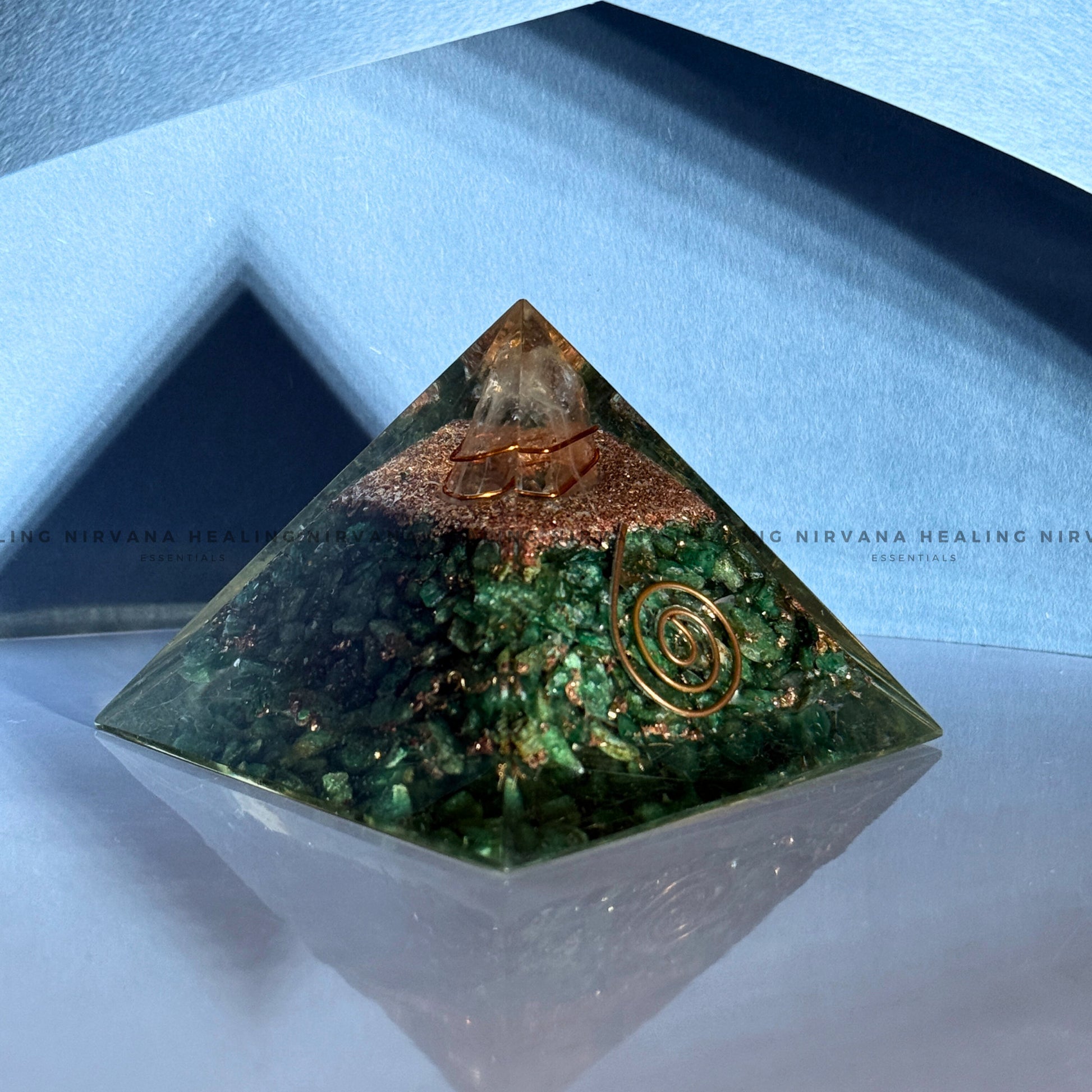 GREEN JADE PYRAMID (Luck, Harmony, Peace And Abundance) image 3