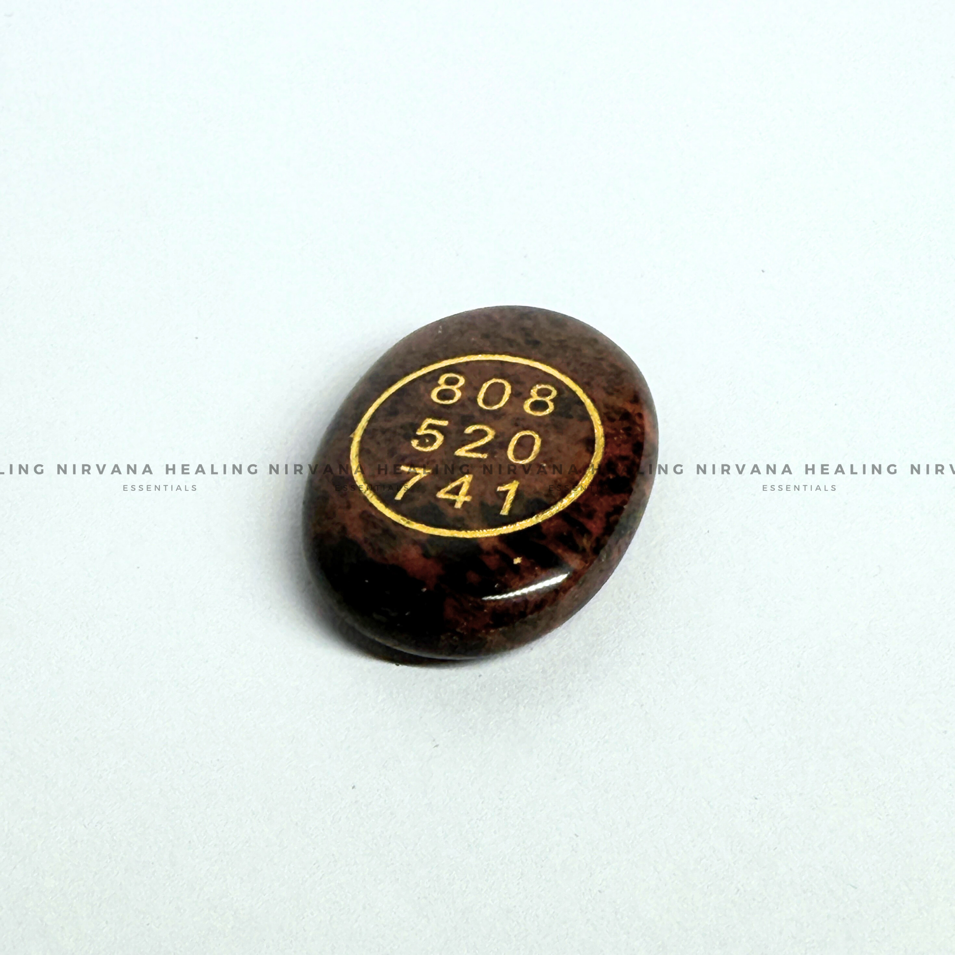 RED JASPER ABUNDANCE ZIBU COIN (Immunity, Strength, Health And Pain Relief) image 2