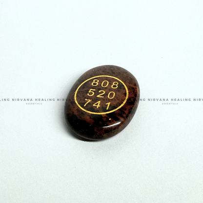RED JASPER ABUNDANCE ZIBU COIN (Immunity, Strength, Health And Pain Relief) image 2
