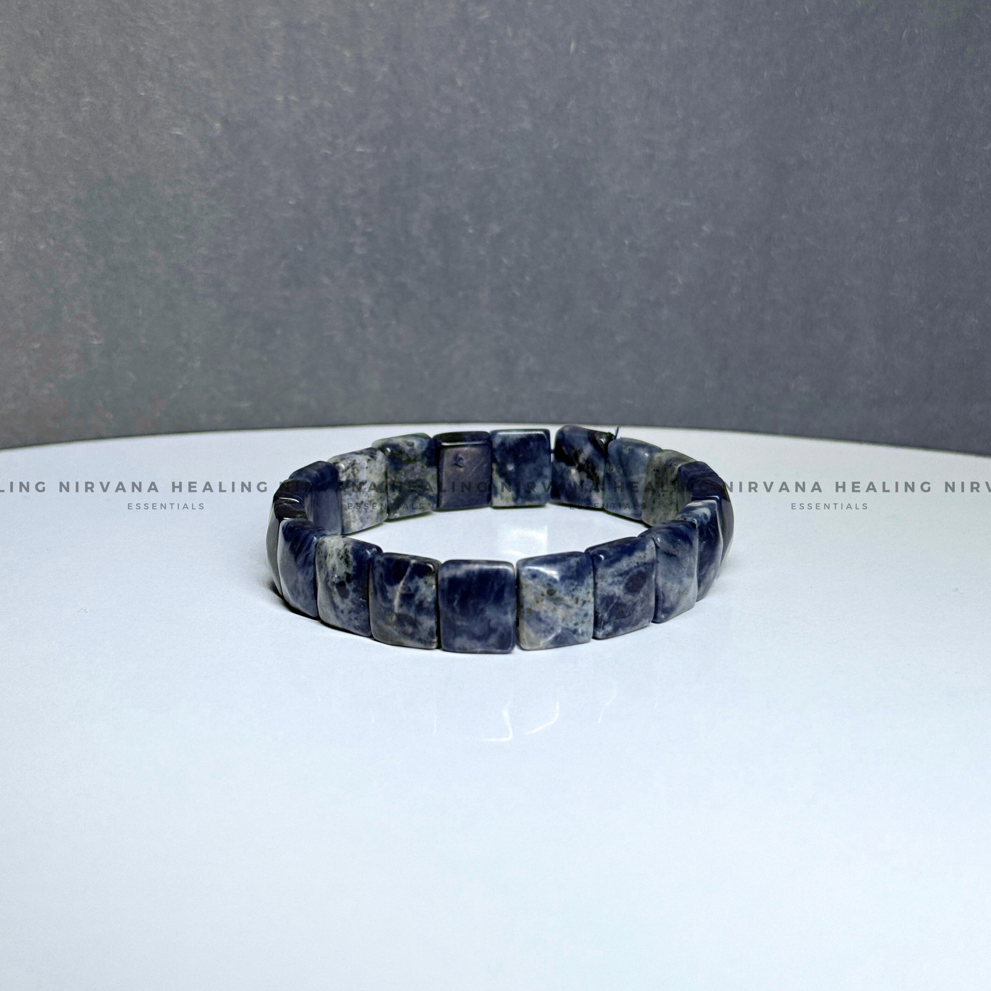 LAPIS LAZULI PYRAMID BRACELET (Communication, Truth, Ease Of Expression And Wisdom) image 1