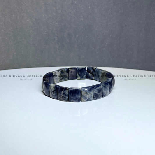 LAPIS LAZULI PYRAMID BRACELET (Communication, Truth, Ease Of Expression And Wisdom) image 1
