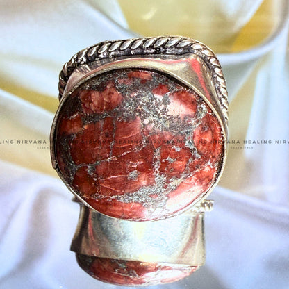 RED MARGAJ ROUND RING (Ring of Protection, Courage And Prosperity) image 4