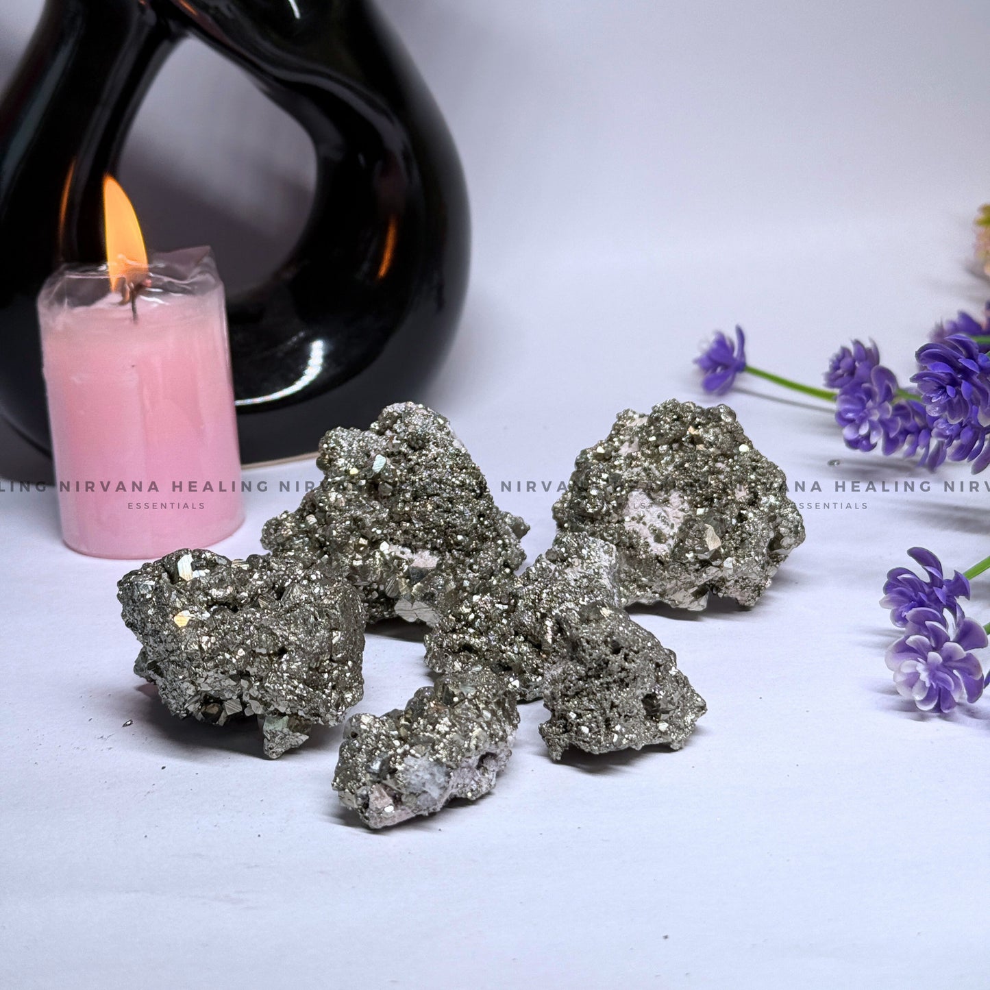 RAW PYRITE CLUSTER (Money Magnet, Prosperity, Fame And Abundance).  image 0