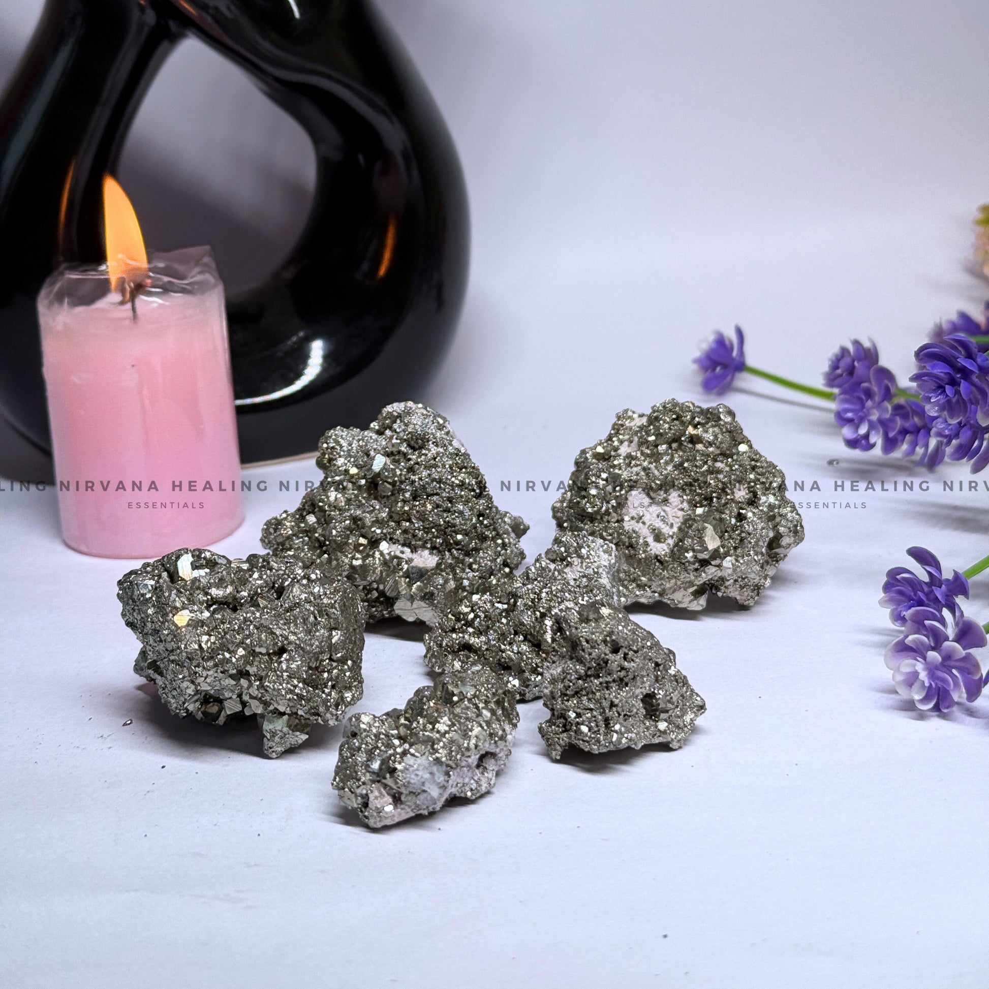RAW PYRITE CLUSTER (Money Magnet, Prosperity, Fame And Abundance).  image 0