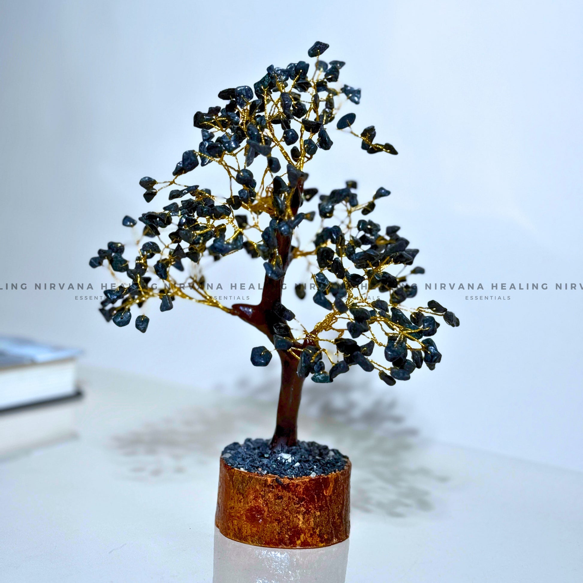 BLACK TOURMALINE TREE Approx 300 Beads (Protection, Grounding, Shielding And Growth) image 2