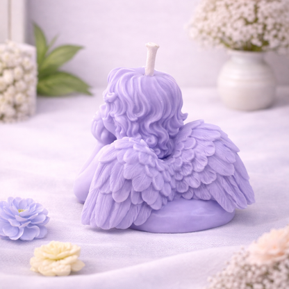 BLISSFUL ANGEL CANDLE (Made From Natural Beeswax) image 2