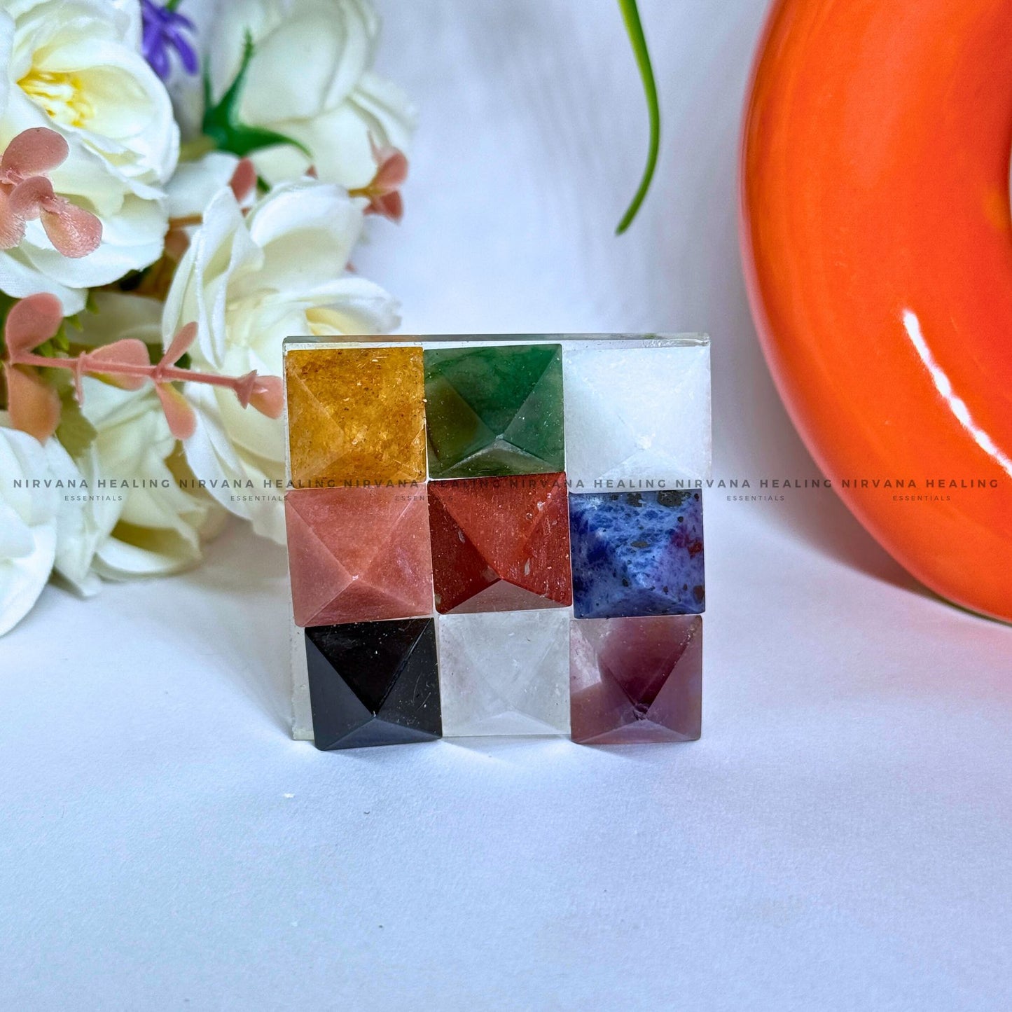 CRYSTAL NAVAGRAHA PYRAMID (Balance of the Nine Planets) image 5