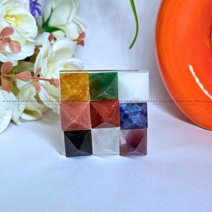 CRYSTAL NAVAGRAHA PYRAMID (Balance of the Nine Planets) image 5