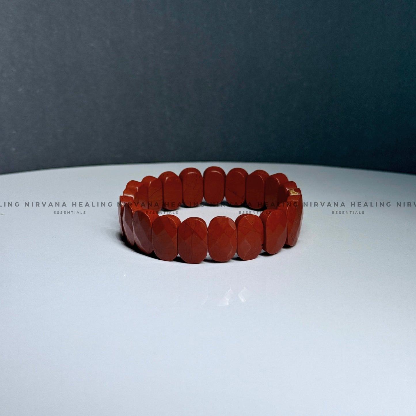 RED JASPER PYRAMID BRACELET (Immunity, Strength, Health And Pain Relief) image 1