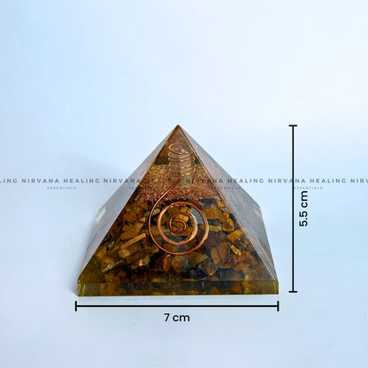 TIGER EYE PYRAMID (Bold, Courage, Willpower And Strength). image 6
