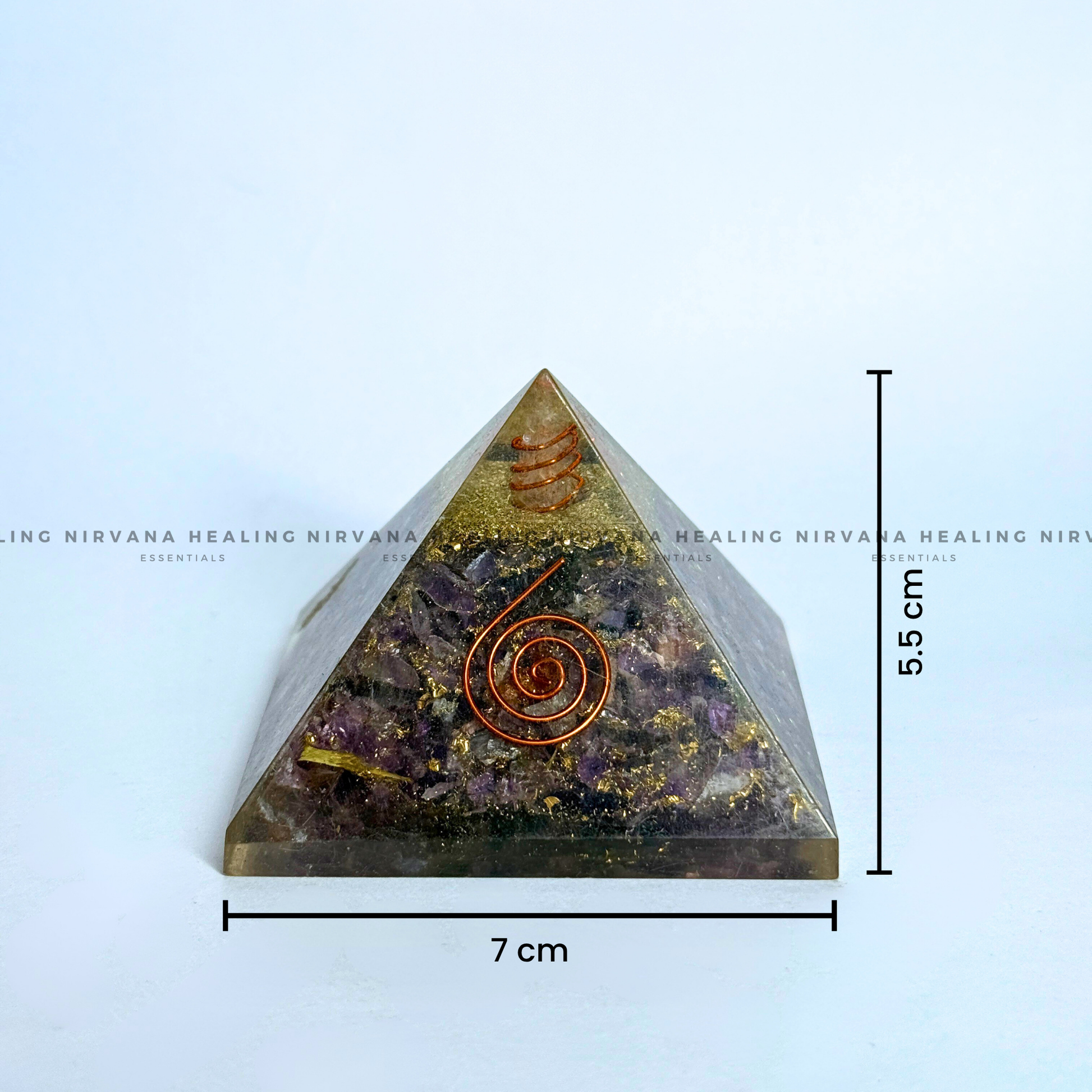 AMETHYST JADE PYRAMID (Meditation, Stress Reduction, Intuition And Manifestation) image 3