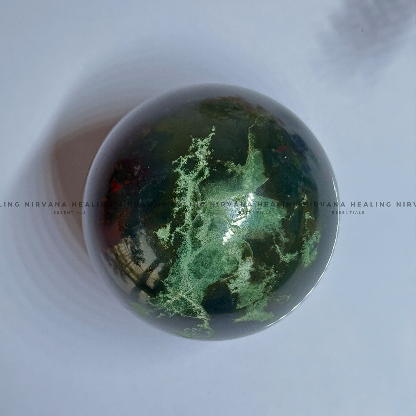GREEN JADE SPHERE (Luck, Harmony, Peace And Abundance) image 3