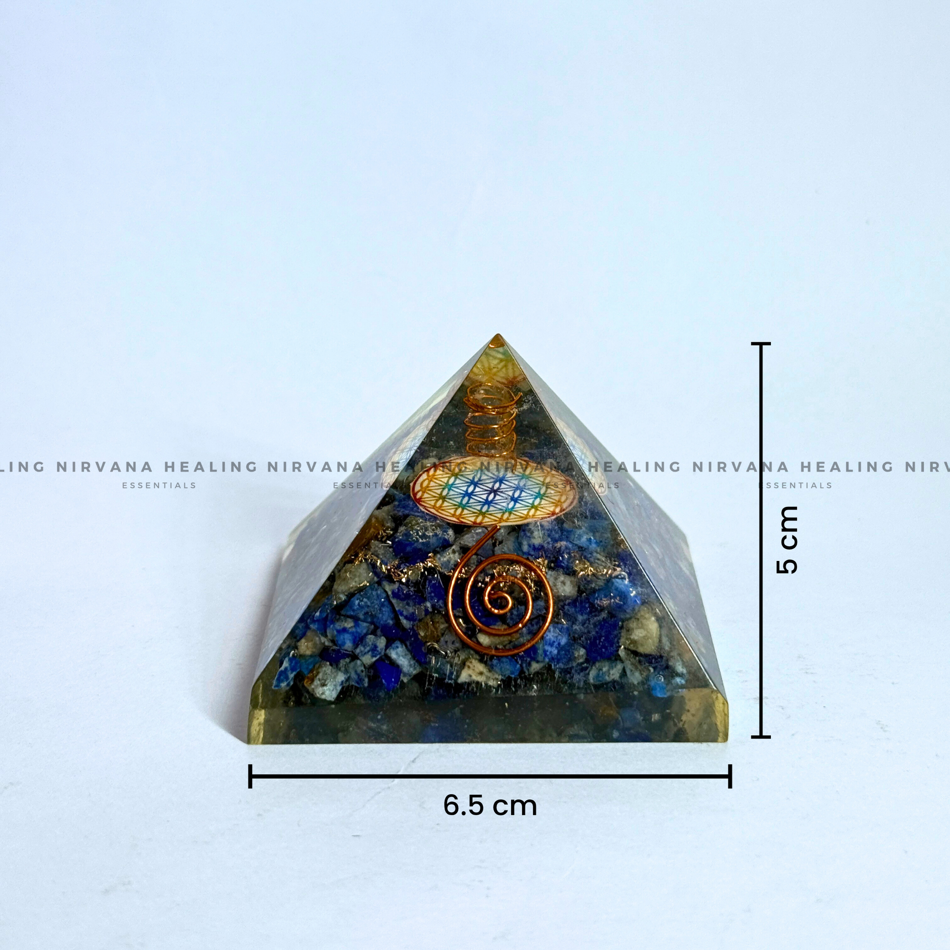 LAPIS LAZULI  PYRAMID (Communication, Truth, Ease Of Expression And Wisdom) image 2