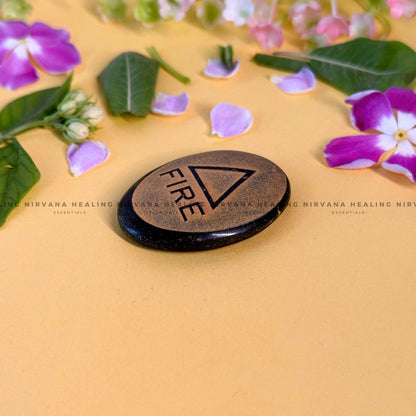 BLACK TOURMALINE FIRE ELEMENT ZIBU COIN (Protection, Grounding, Shielding And Growth) image 1