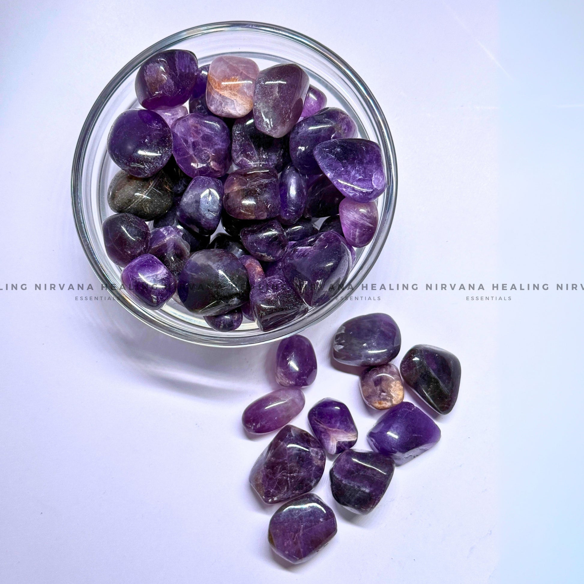 AMETHYST TUMBLE STONES (Meditation, Stress Reduction, Intuition And Manifestation) image 5