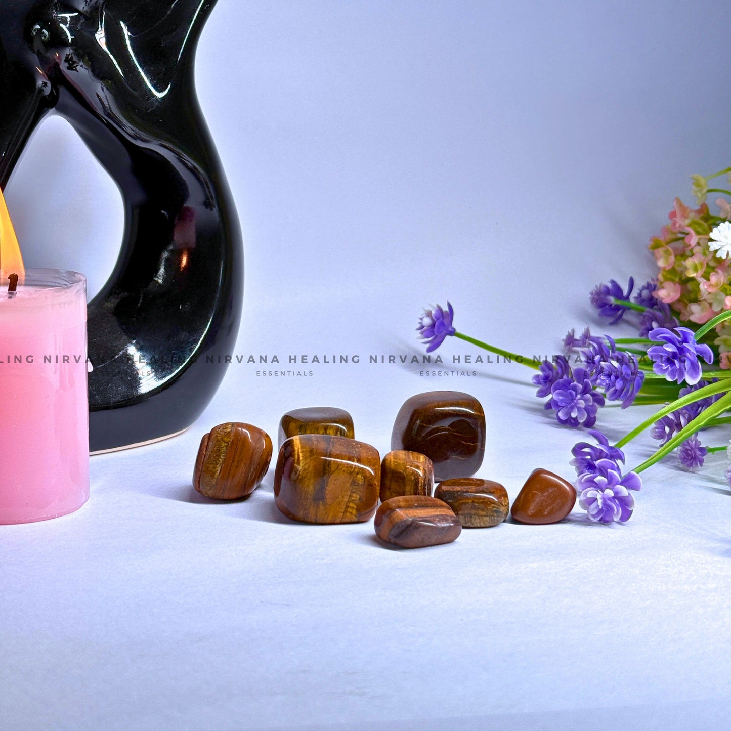 TIGER EYE TUMBLE STONES (Bold, Courage, Willpower And Strength). image 2