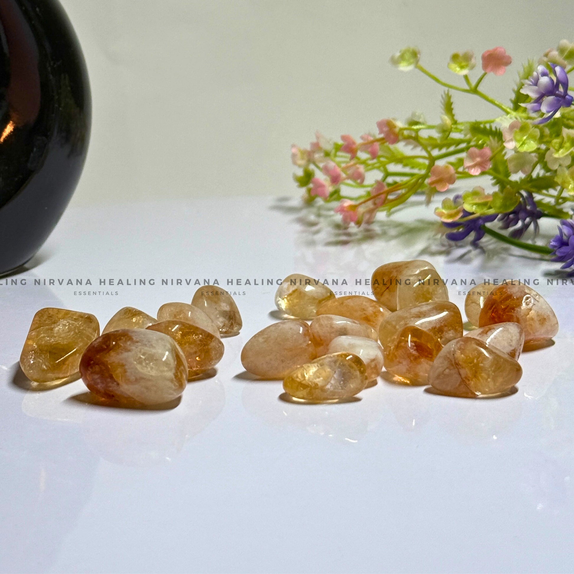 CITRINE TUMBLE STONES (Abundance, Creativity, Success And Confidence).  image 4