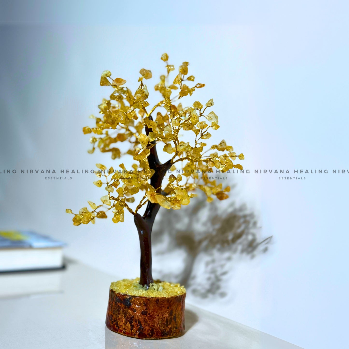 CITRINE CRYSTAL TREE (BIG) Approx 300 Beads (Abundance, Creativity, Success And Confidence) image 2