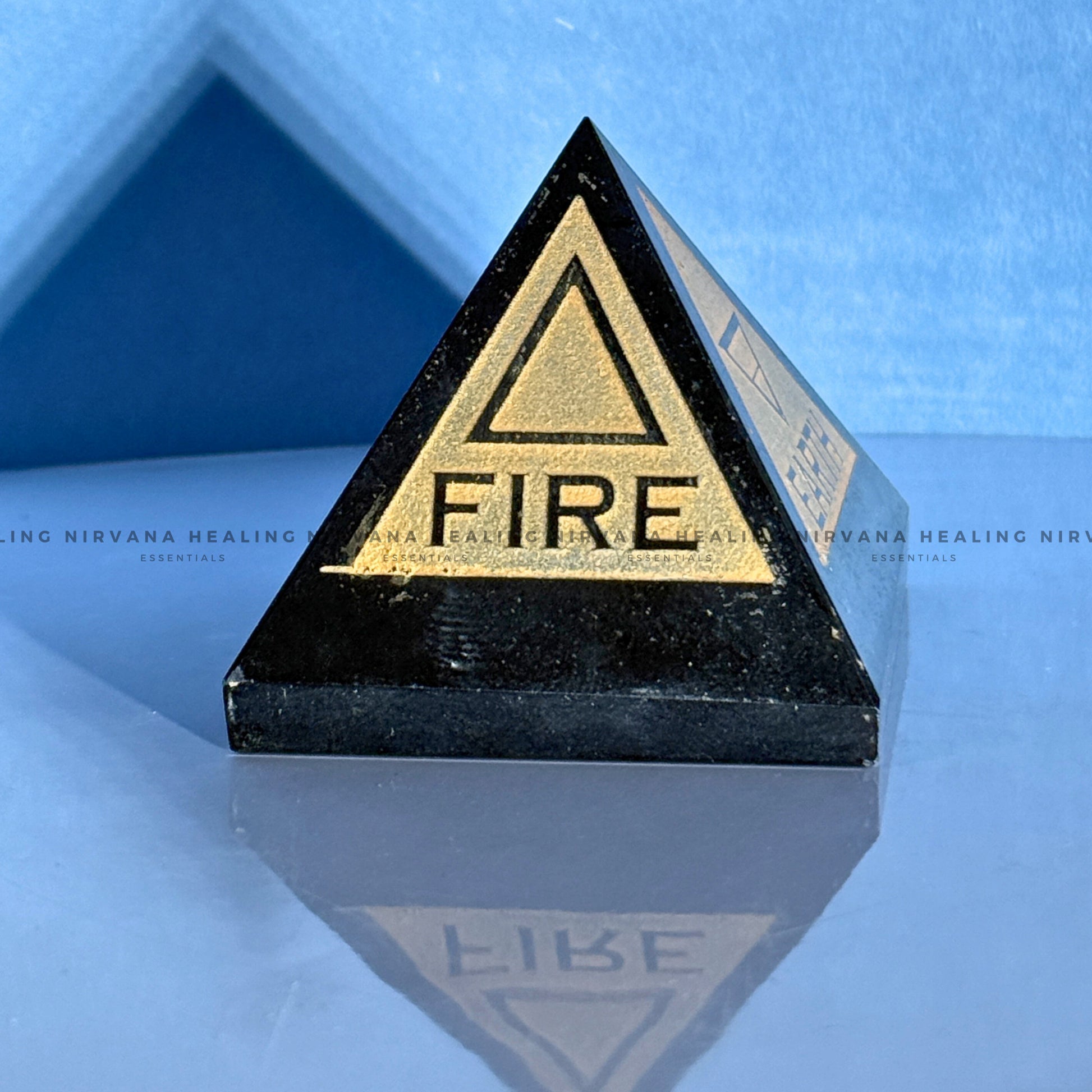 BLACK AGATE 5 ELEMENT PYRAMID (Grounding, Protection, Success And Courage) image 5