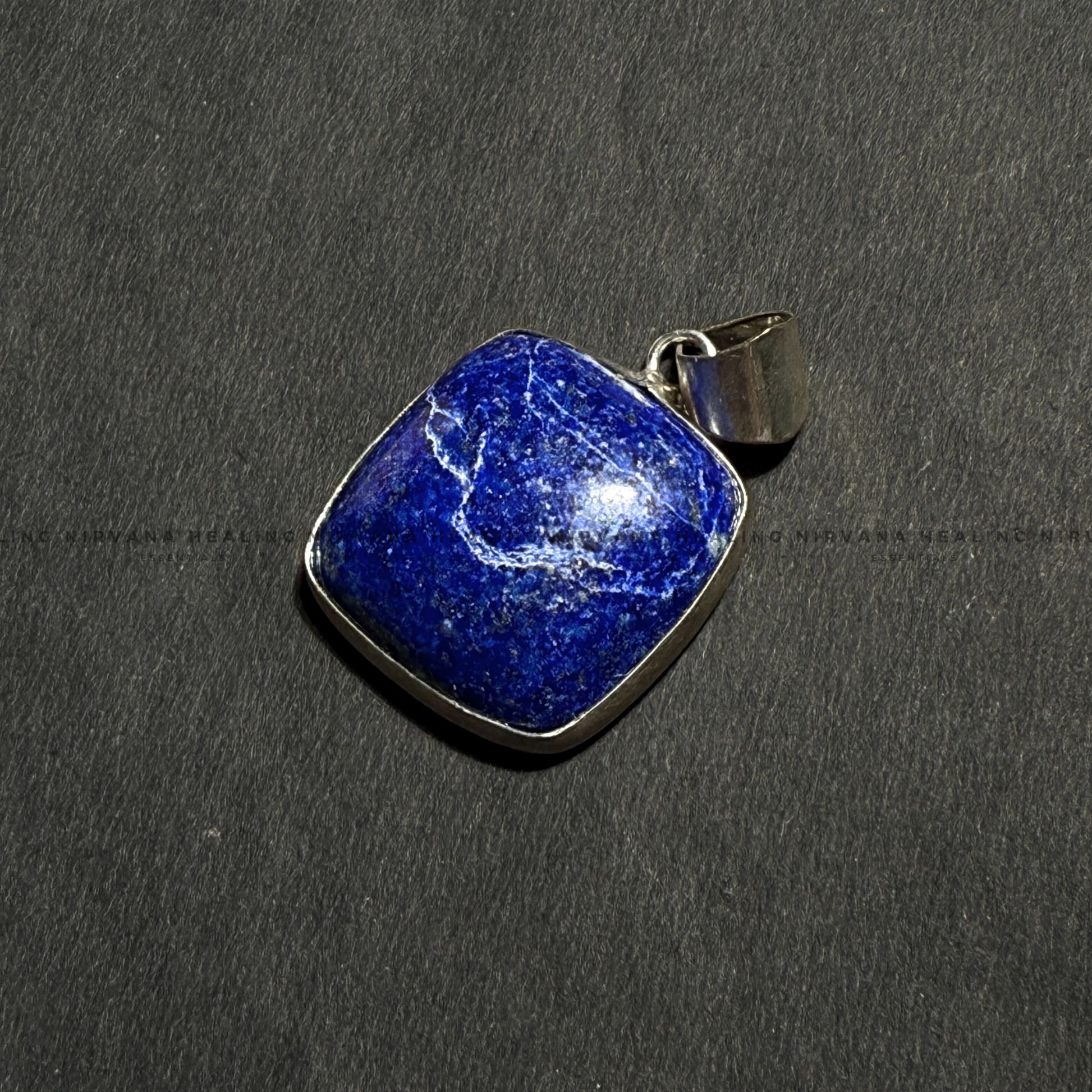 LAPIS LAZULI JADE SQUARE PENDANT (Communication, Truth, Ease Of Expression And Wisdom) image 6