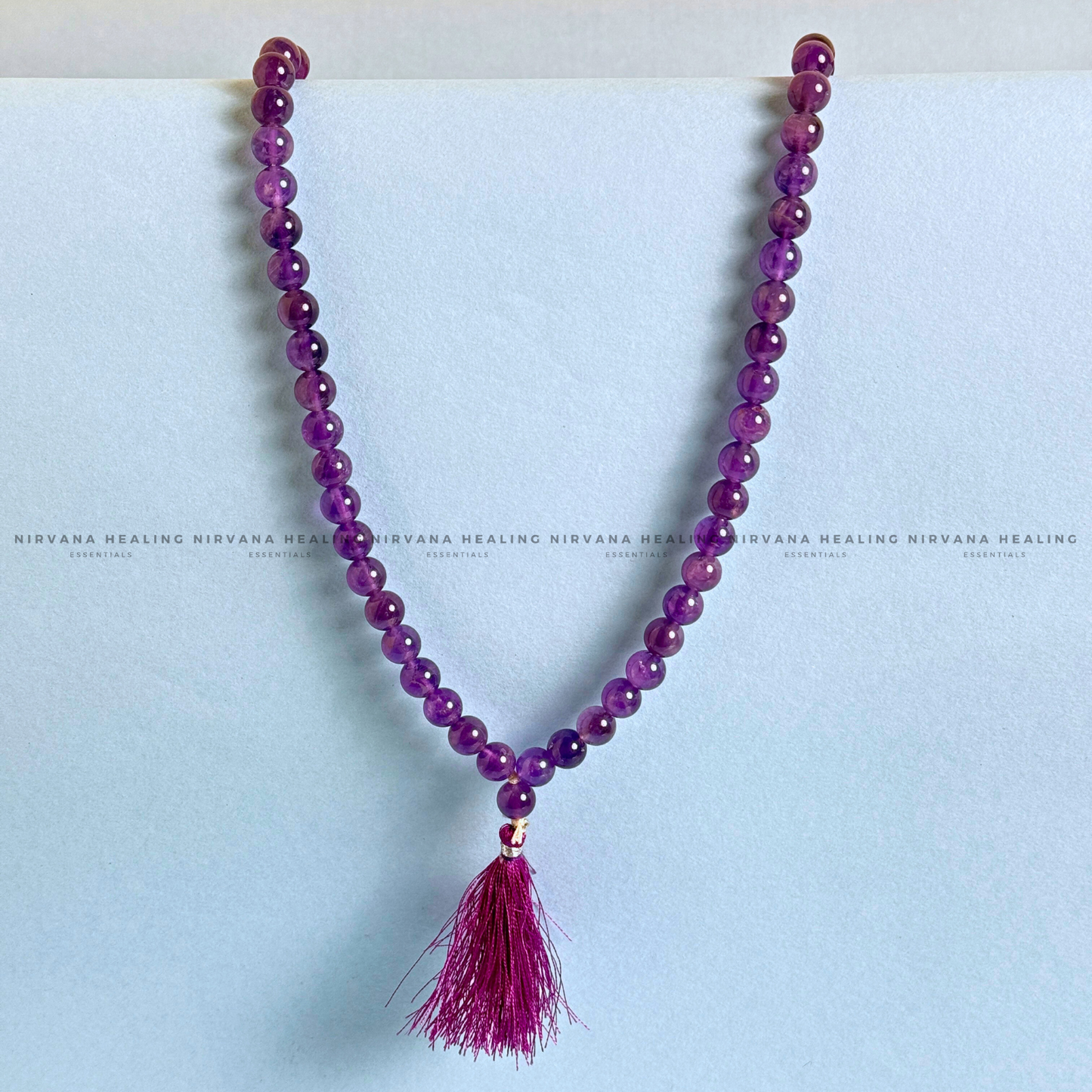 AMETHYST MALA (Meditation, Stress Reduction, Intuition and Manifestation) image 2