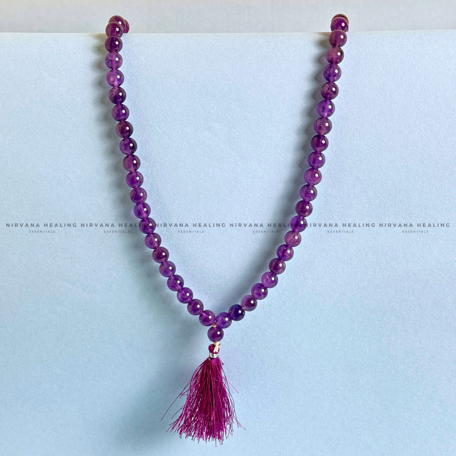 AMETHYST MALA (Meditation, Stress Reduction, Intuition and Manifestation) image 2