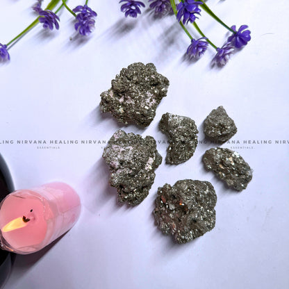 RAW PYRITE CLUSTER (Money Magnet, Prosperity, Fame And Abundance).  image 2