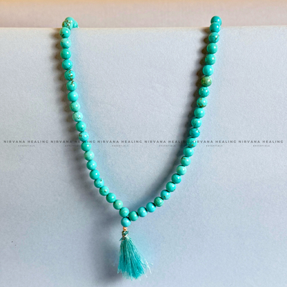 TURQUOISE FIROZA MALA (Divine Protection, Psycho Gifts, Healing, Wisdom And Truth) image 3
