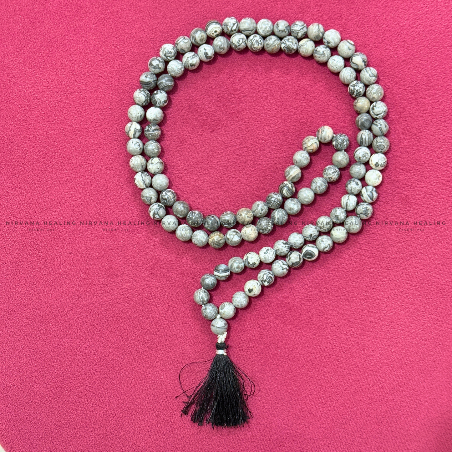 PICASSO JASPER MALA (Stone of Creativity, Balance & Transformation) image 1