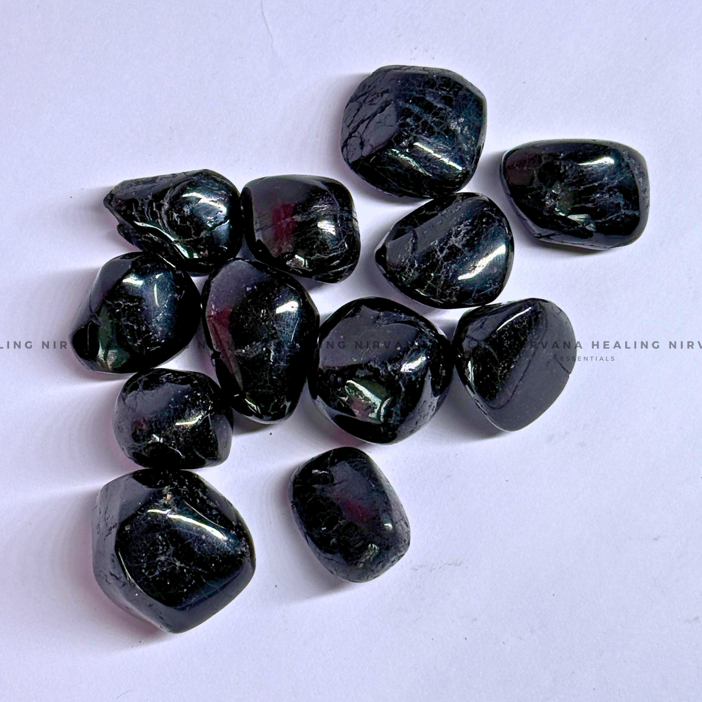 BLACK OBSIDIAN TUMBLE STONES (Protection ,Truth, Deep And Healing). image 2
