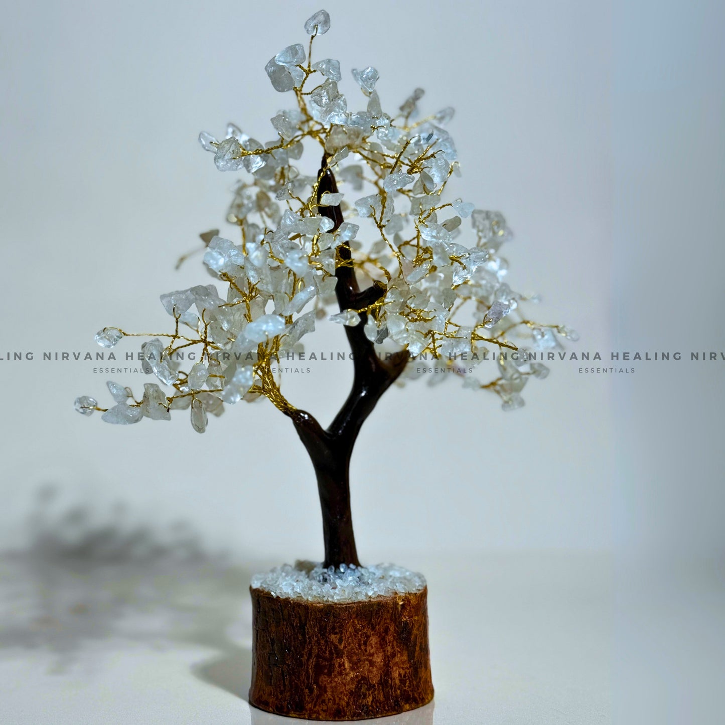 CLEAR QUARTZ CRYSTAL TREE Approx 300 Beads Approx 300 Beads (Mental Clarity, Master Healer And Energy Amplifier).  image 0