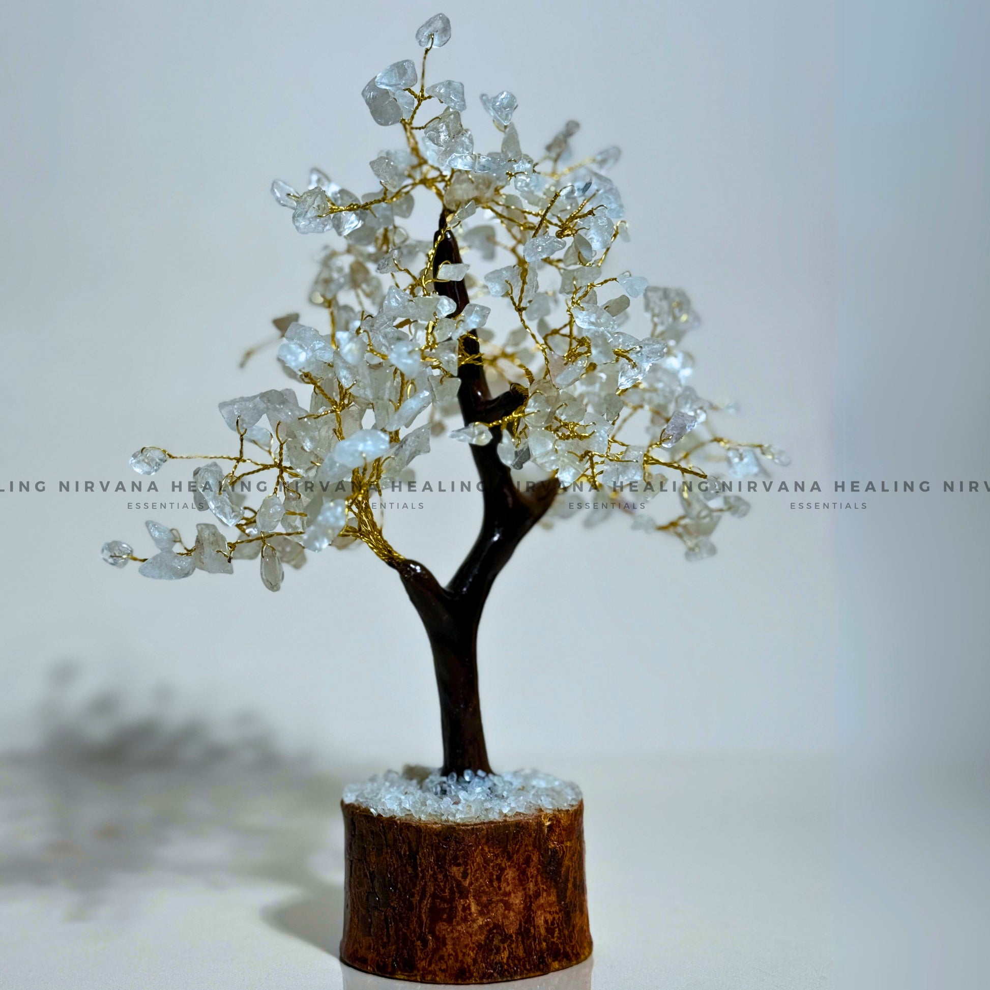 CLEAR QUARTZ CRYSTAL TREE Approx 300 Beads Approx 300 Beads (Mental Clarity, Master Healer And Energy Amplifier).  image 0