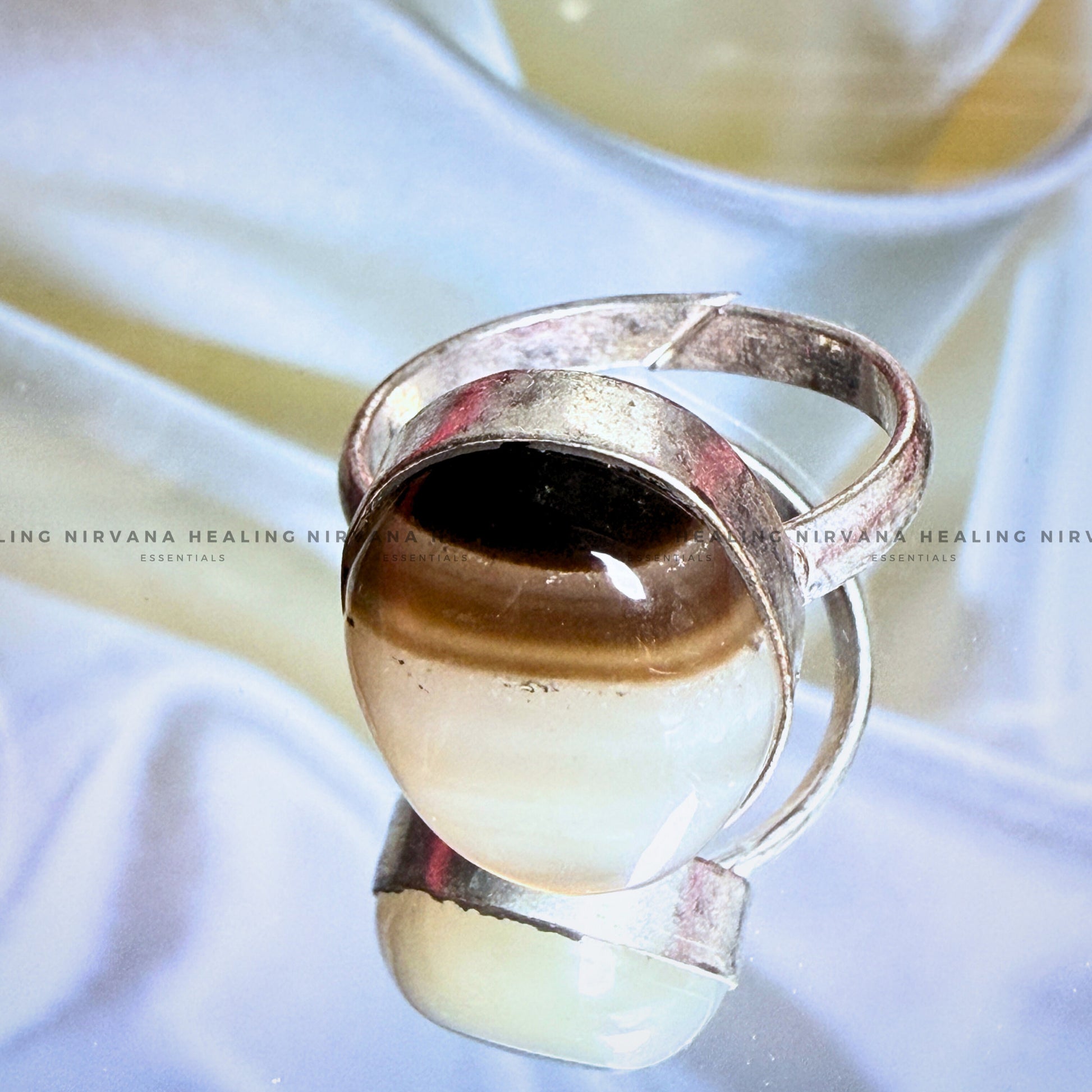 TIGER EYE ROUND RING (Bold, Courage, Willpower And Strength) image 3