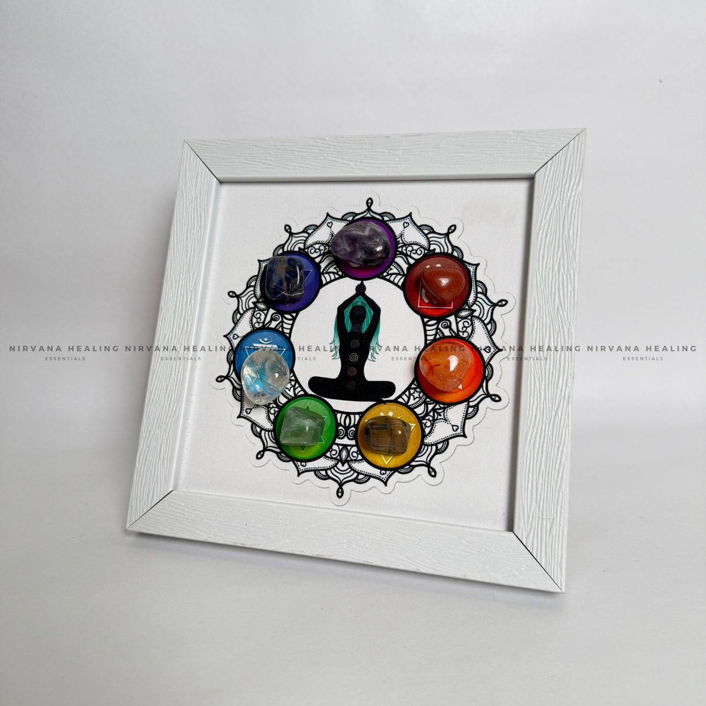 SEVEN CHAKRA HEALING TUMBLE FRAME (Balance, Alignment & Positive Energy) image 1