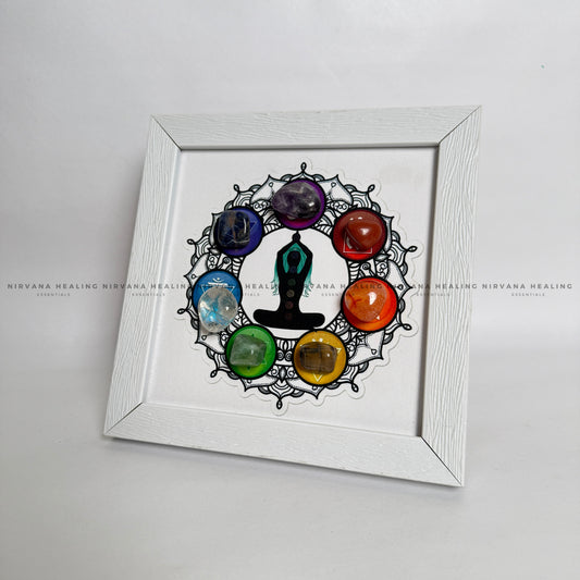 SEVEN CHAKRA HEALING TUMBLE FRAME (Balance, Alignment & Positive Energy) image 1