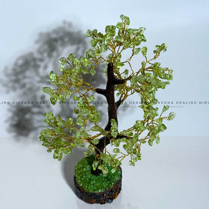 PERIDOT CRYSTAL TREE Approx 300 Beads (Prosperity, Cheerfulness, Abundance And Renewal) image 2