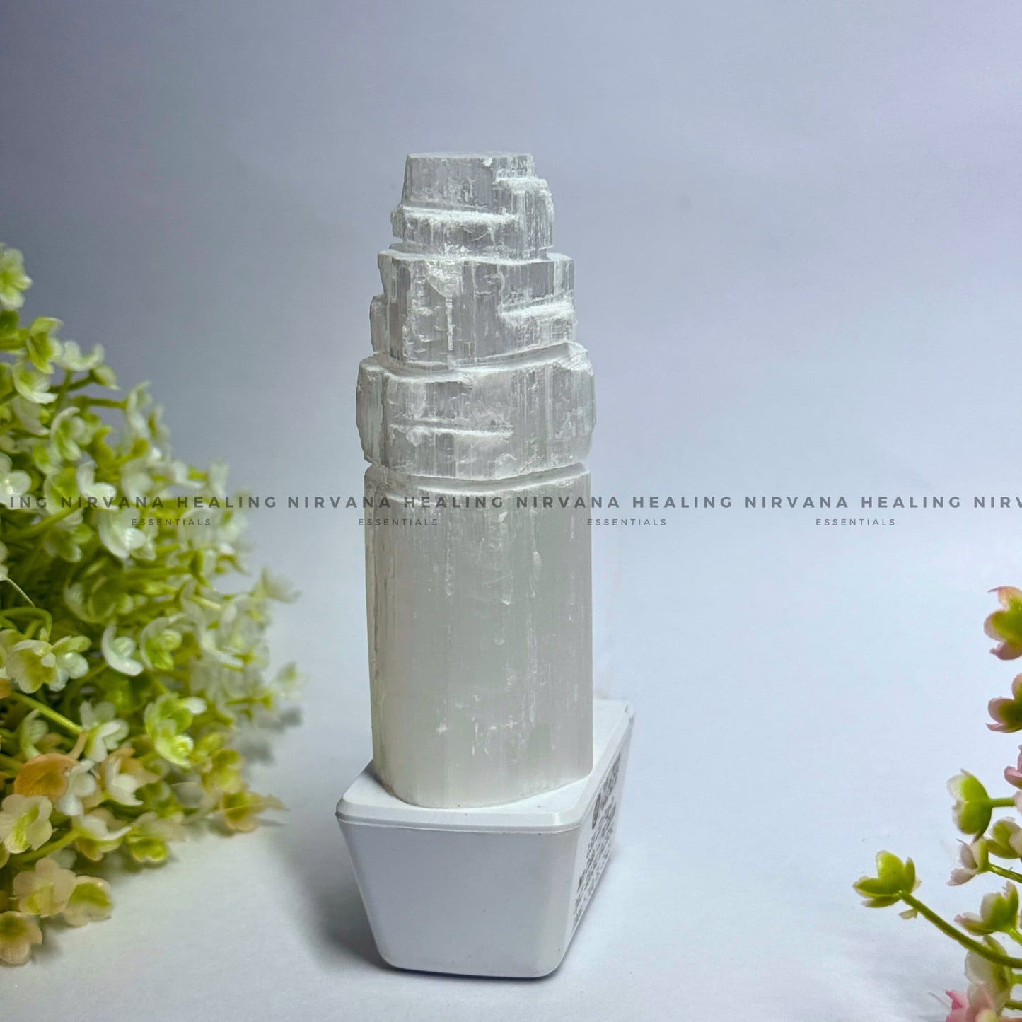 NATURAL SELENITE CRYSTAL LAMP (Aura Cleansing ,Charging, Cleansing And Purification). image 3