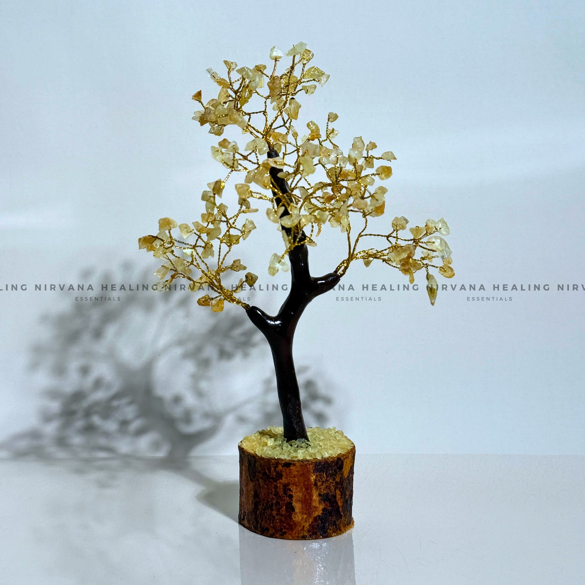 CITRINE CRYSTAL TREE Approx 100 Beads (Abundance, Creativity, Success And Confidence) image 0