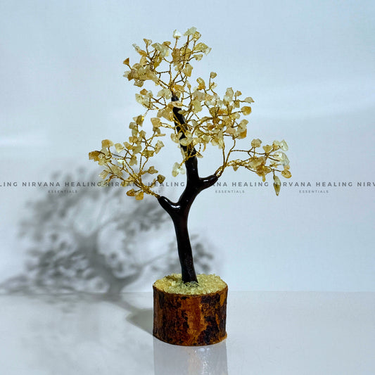CITRINE CRYSTAL TREE Approx 100 Beads (Abundance, Creativity, Success And Confidence) image 0