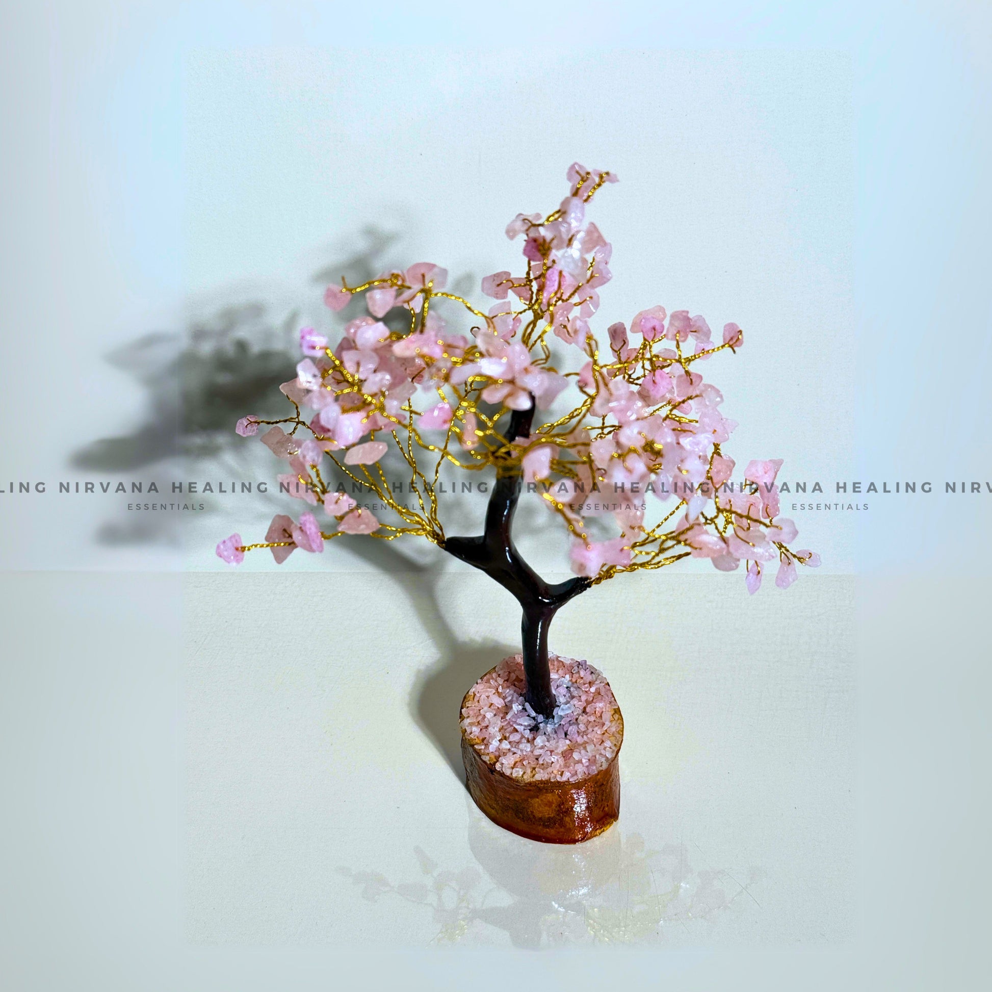 ROSE QUARTZ CRYSTAL TREE Approx 200 Beads (Love, Romance, Relationship And Emotion Balance) image 3