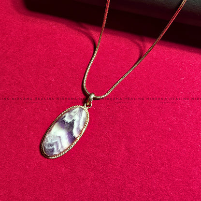 AMETHYST CRYSTAL PENDANT (Meditation, Stress Reduction, Intuition And Manifestation) image 4