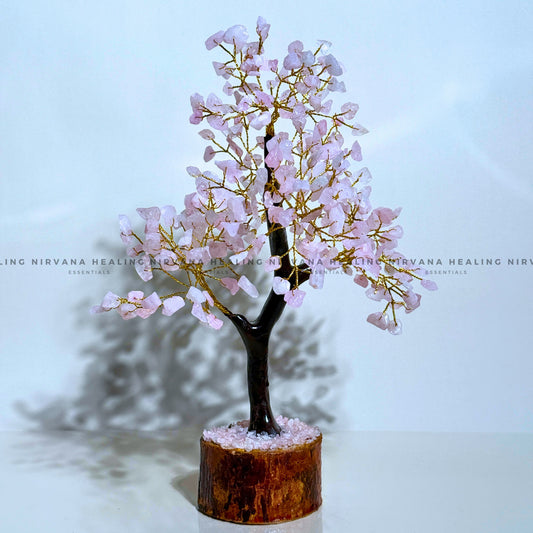 ROSE QUARTZ CRYSTAL TREE(BIG) Approx 300 Beads (Love, Romance, Relationship, Emotion Balance) image 0