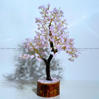 Rose Quartz Crystal Tree (Big) Approx 300 Beads