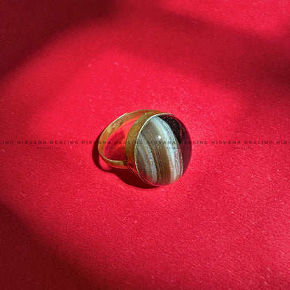 HAKIK SULEMANI ROUND RING (Evil Eye Protection, Grounding and Energy Shielding). image 2