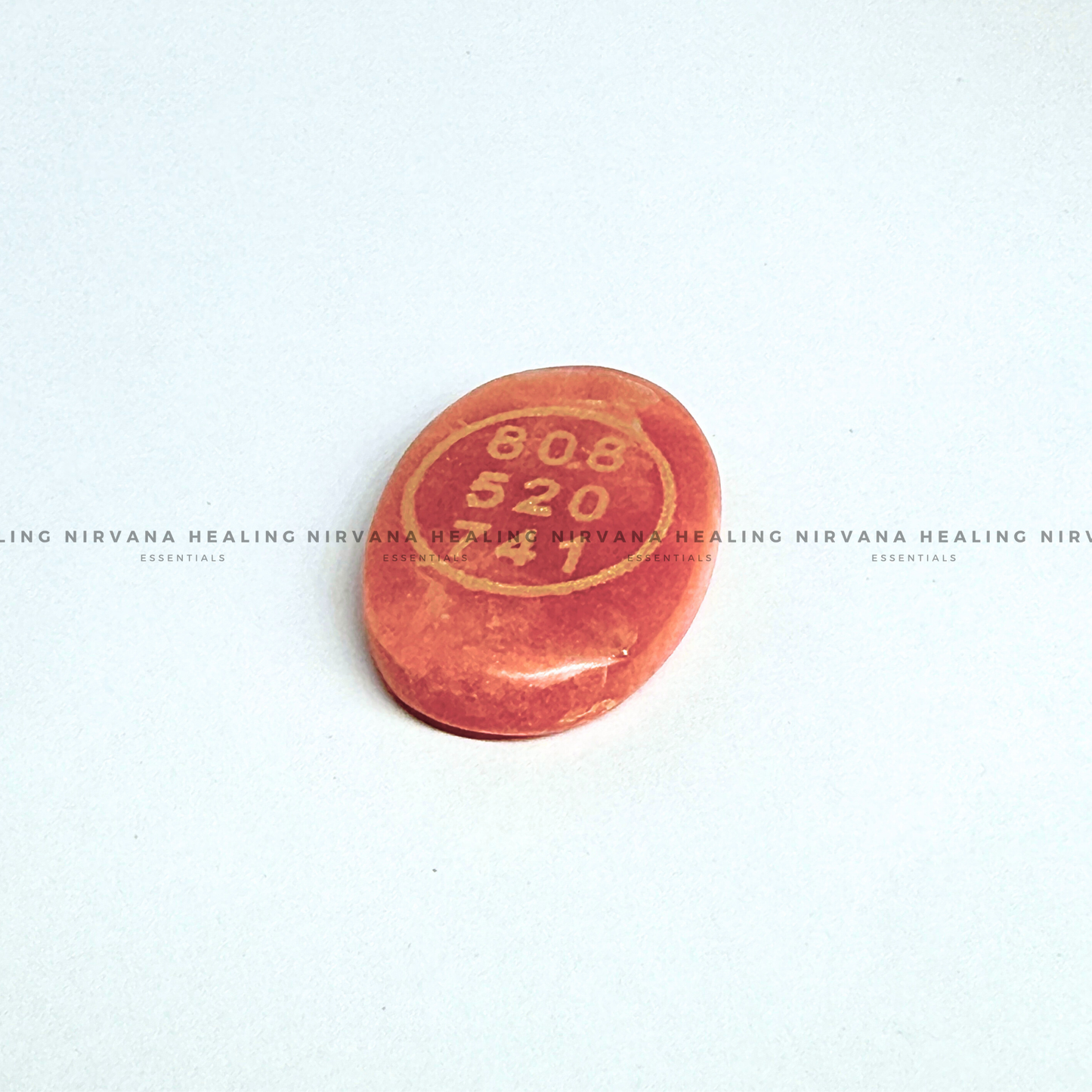 RED JASPER ABUNDANCE ZIBU COIN (Immunity, Strength, Health And Pain Relief) image 3