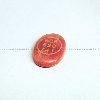 RED JASPER ABUNDANCE ZIBU COIN (Immunity, Strength, Health And Pain Relief) image 3