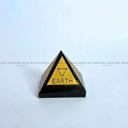 BLACK AGATE 5 ELEMENT PYRAMID (Grounding, Protection, Success And Courage) image 2